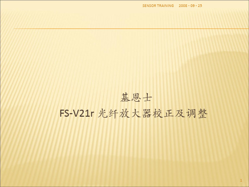 FS-V21r 光纤放大器ppt课件