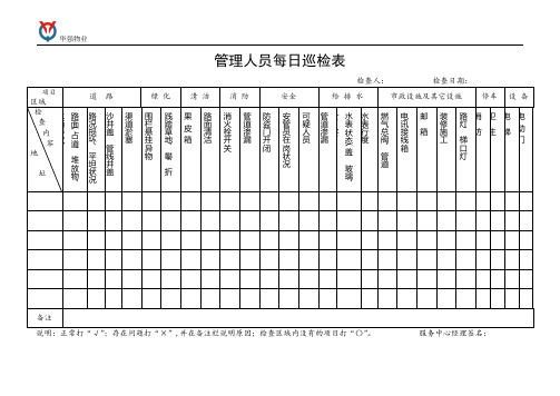 管理工作日检表.doc