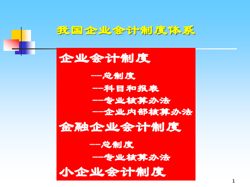 证券公司财务会计科目和会计报表讲解