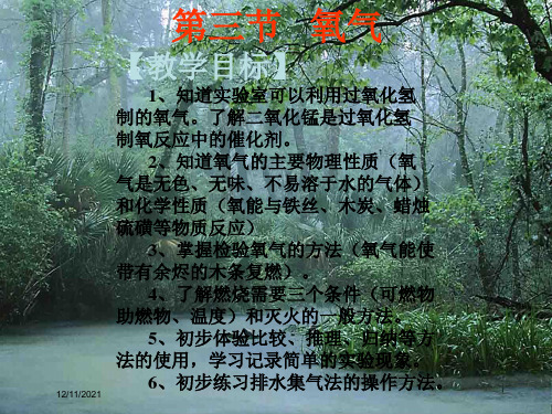 七年级科学下册 2.3《氧气》课件2华东师大华东师大级下册自然科学课件
