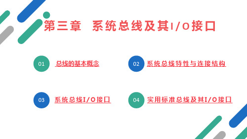 第3章系统总线及其IO接口-计算机组成原理-刘超-清华大学出版社