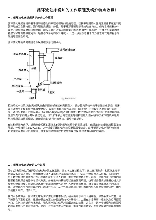 循环流化床锅炉的工作原理及锅炉特点收藏！