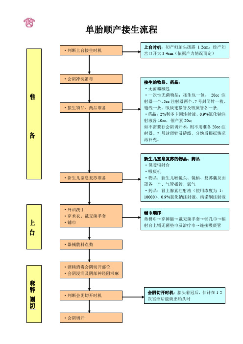 顺产接生流程