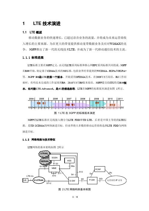 LTE技术演进