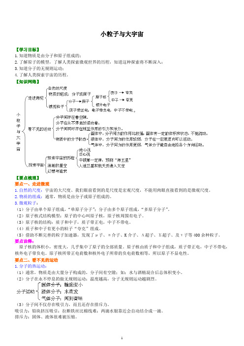 小粒子与大宇宙 知识讲解