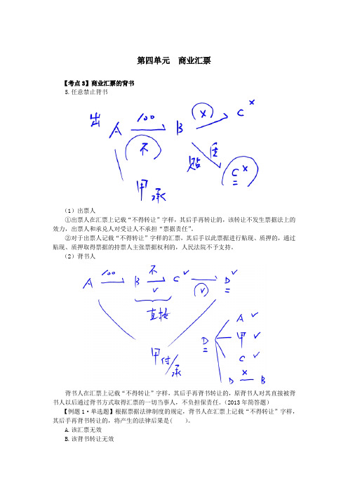 商业汇票知识