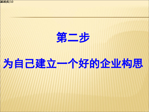 syb第二步 找到一个好的企业想法(大学生版)