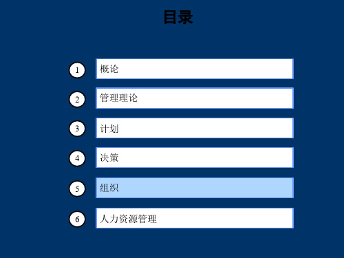 管理学基础第5章 组织