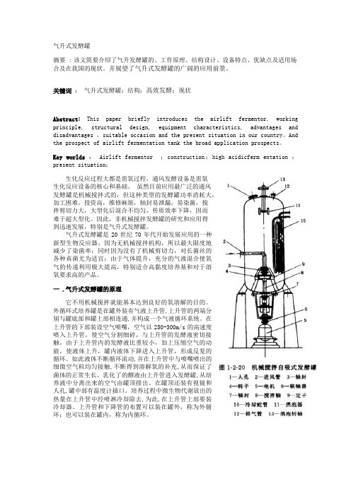 气升式发酵罐