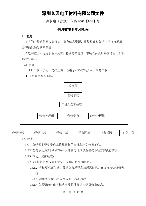 信息收集制度