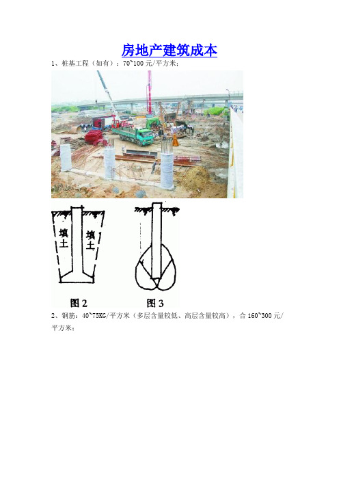 住宅楼建造成本 Word 文档