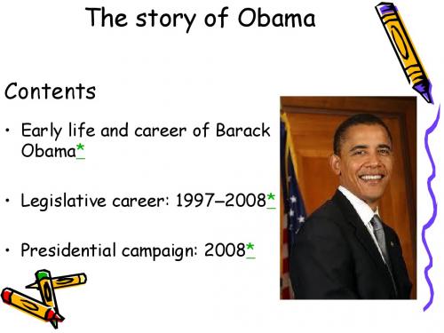 The story of Obama