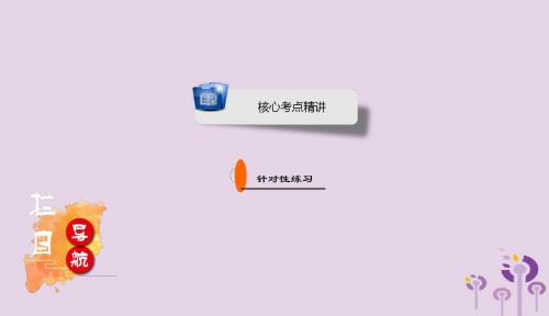 安徽省2019中考英语二轮复习第2部分专题研究专题14复合句课件20190118127