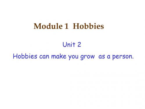 hobbies-can-make-you-grow-as-a-person课件(新201907)