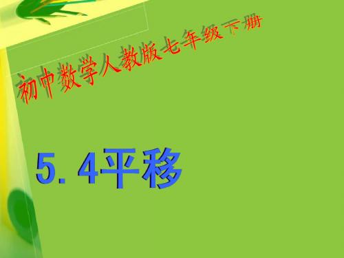 (第十二课时)5.4平移(ppt课件)