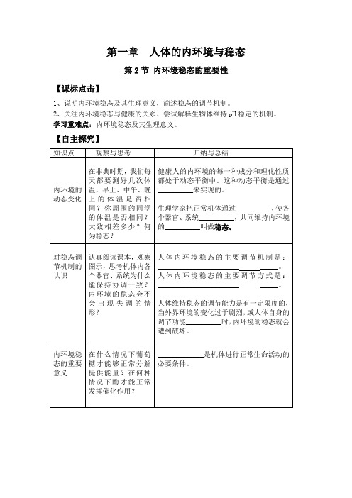 1.2内化境稳态的重要性