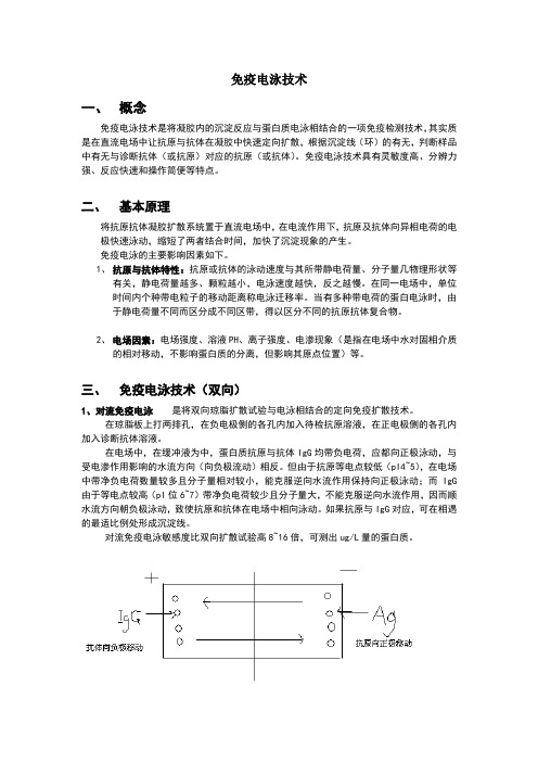 免疫电泳技术