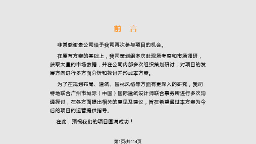 广州员村山顶项目发展策略方案PPT课件