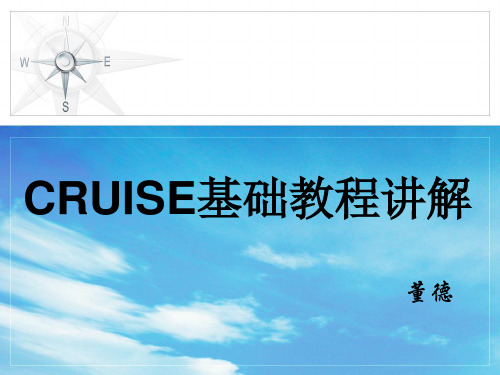 cruise2010详细教程