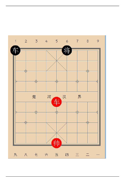 象棋21种基础杀法(图文详解，值得收藏)