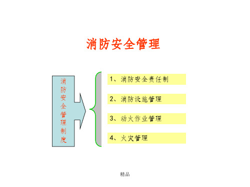 《消防安全管理措施》PPT课件