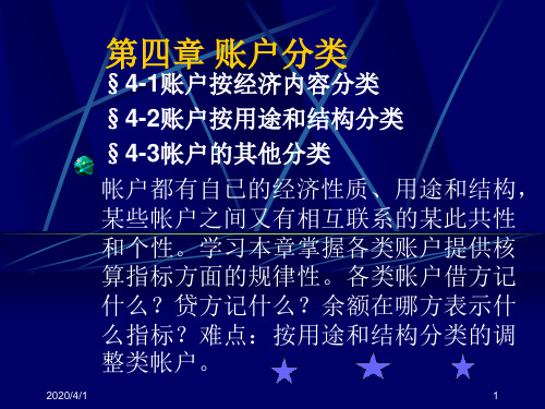 会计学基础之帐户分类.ppt