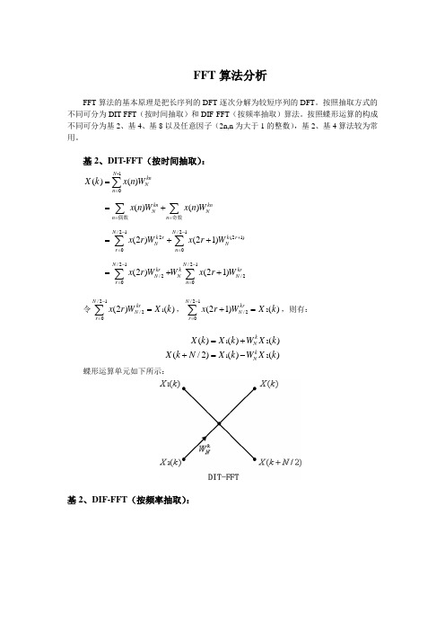 FFT算法分析