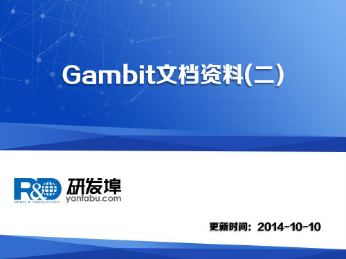 gambit文档资料(二)