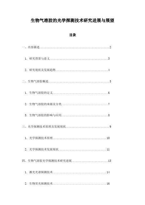 生物气溶胶的光学探测技术研究进展与展望