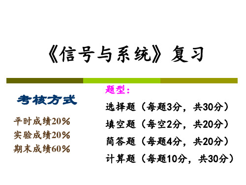 《信号与系统》复习