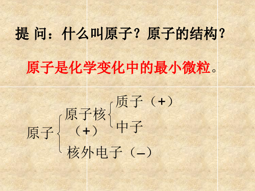 京改版版九年级化学上册3.2《原子核外电子的排布 离子》课件(共39张PPT)