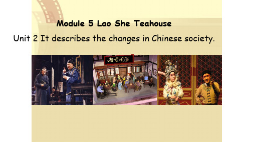 外研版英语八年级上册 Module 5 Unit 2 It describes the changes in Chinese society.课件(共36张PPT)