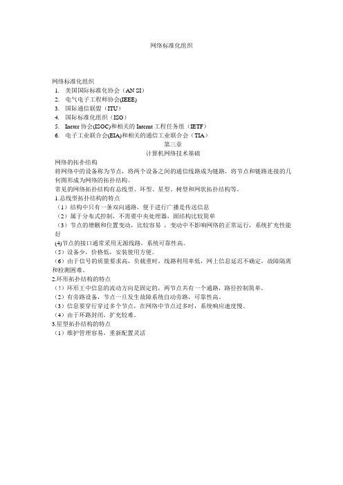 网络标准化组织