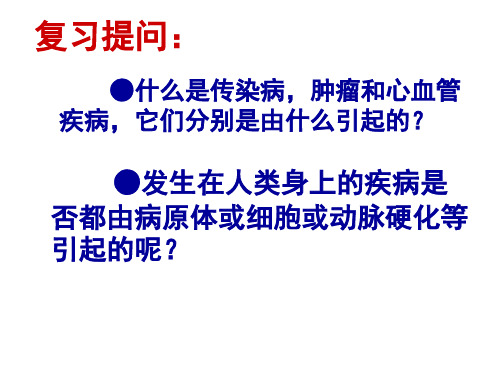 八年级下册生物人教版课件 遗传病和优生