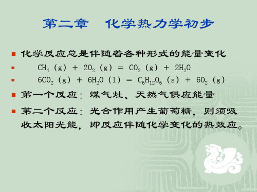 第二章 化学热力学初步