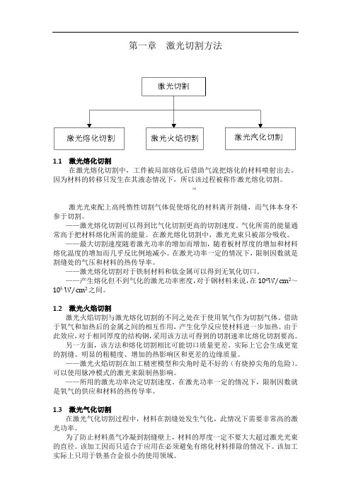 激光切割机工艺手册