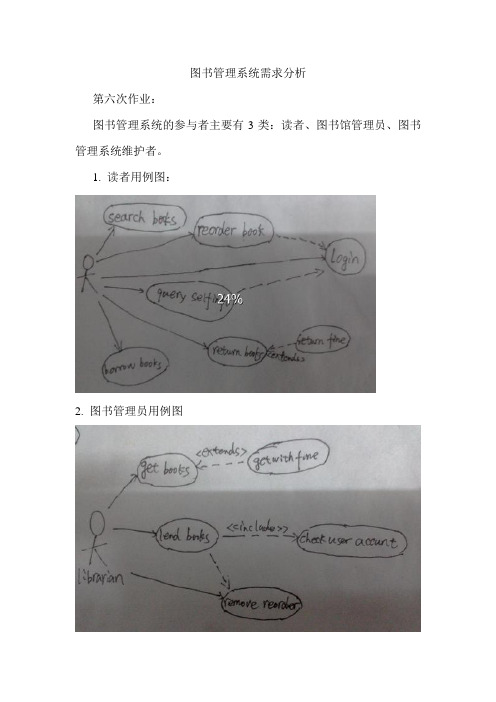 图书管理系统需求分析