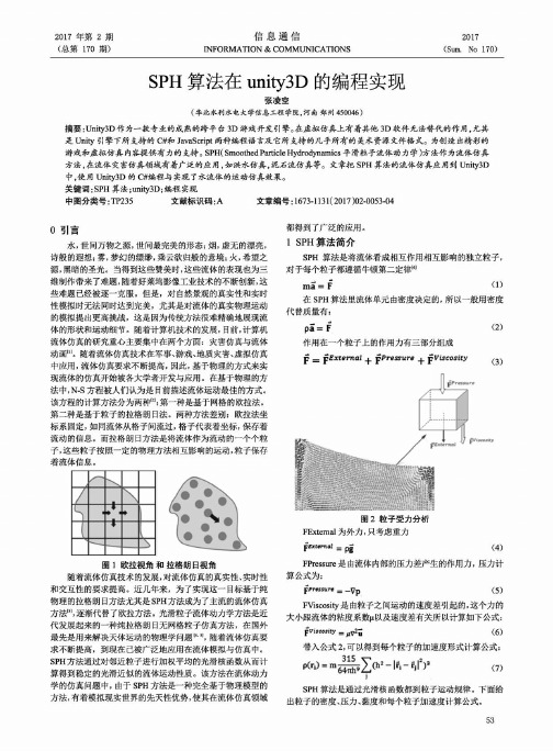 SPH算法在unity3D的编程实现