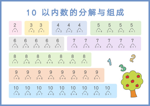 10以内数的分解与组成