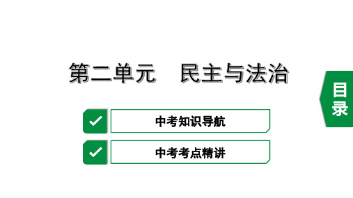 复习课件:9上 第二单元 民主与法治(共42张PPT)