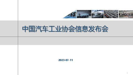 中汽协-中国汽车工业协会信息发布会：2023年6月中国汽车产销报告25