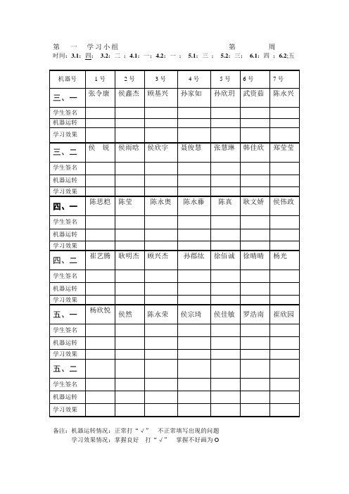 2017微机室使用记录 - 副本