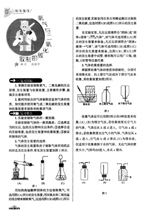 氧气与二氧化碳的制取