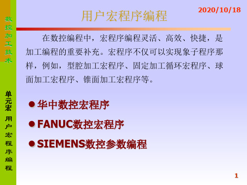 宏程序编程实例与技巧方法教学材料