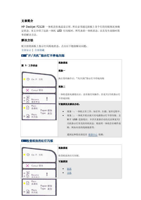 HP打印机维护手册