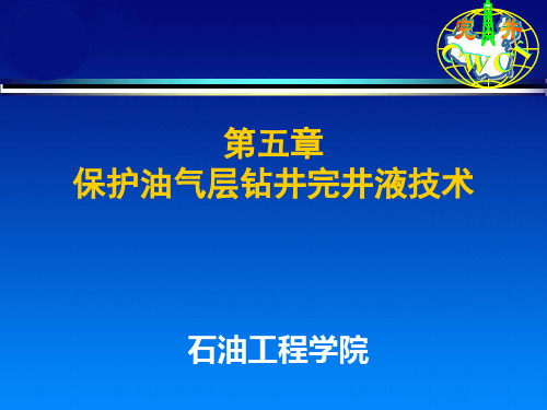 西南石油大学储层保护技术第5章