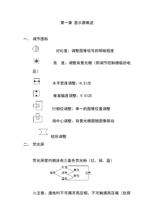 电脑crt测试要点