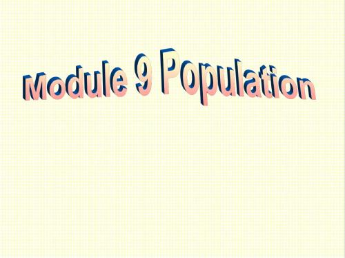 最新外研版英语八年级上册Module 9 Unit 1 The population of China is about 1.37 billion公开课课件1