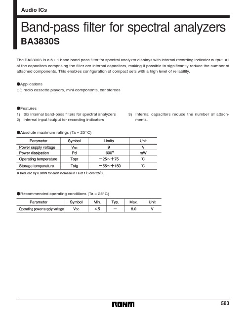 BA3830S资料