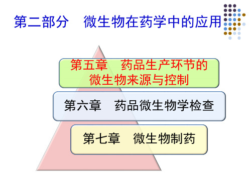 第五章 药品生产环节的微生物来源与控制